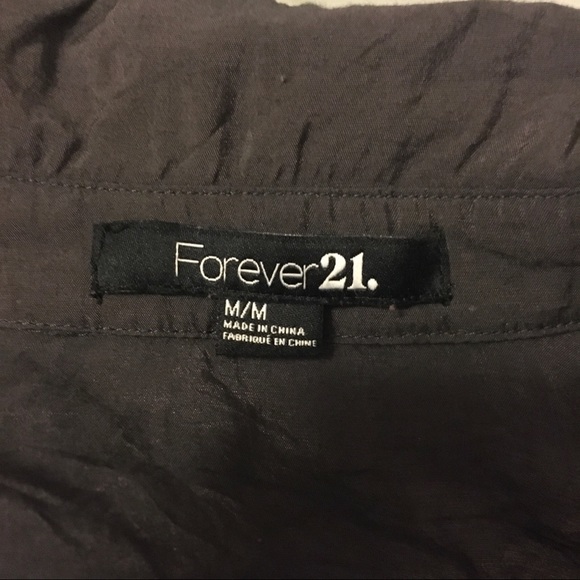 FOREVER 21 BLACK BUTTON-DOWN PARTY DRESS - Picture 4 of 7